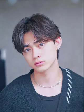 ショート パーマ メンズ k.e.y銀座店所属・安藤幹人 メンズカット/パーマのヘアスタイル