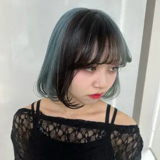 カラー デザインカラー/パー マ🦖外岡咲希🦖のヘアスタイル