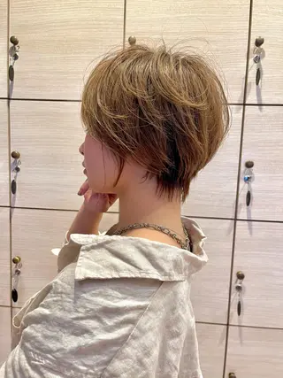 ショート りきまる けんとのヘアスタイル