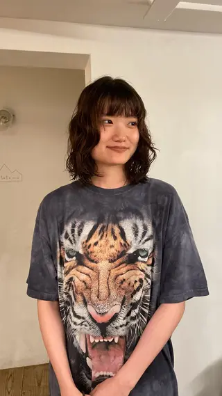 ミディアム カラー パーマ 原宿/ケパーマ 🧺ユウマのヘアスタイル