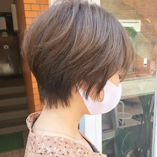 ショート カラー パーマ ヘアアレンジ メンズ マツエク・マツパ 艶髪育成サロン 京橋　shinのヘアスタイル