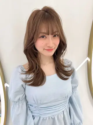 ロング 🌺KYOKA/マツ エク/レイヤーカットのヘアスタイル