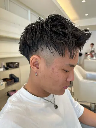 ショート メンズ MODE K's eau松下仁美のヘアスタイル