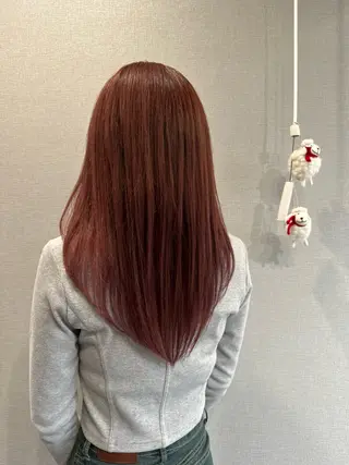 ロング カラー K Harukaのヘアスタイル