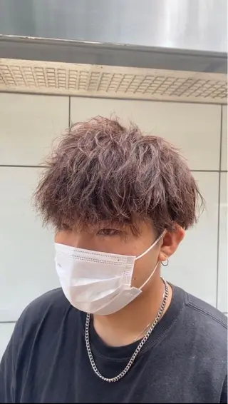 カラー 樽川翔/フェザーパー マ/シャドウパーマのヘアスタイル