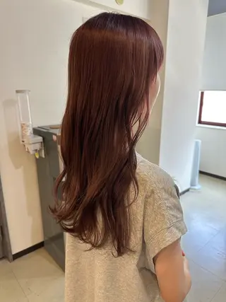 セミロング カラー Sherry/R 三川町　木村祐里奈のヘアスタイル