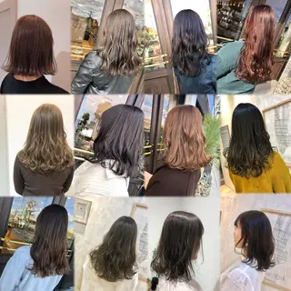 カラー ヘアーサロングラッド所属・三村 桜生のヘアスタイル