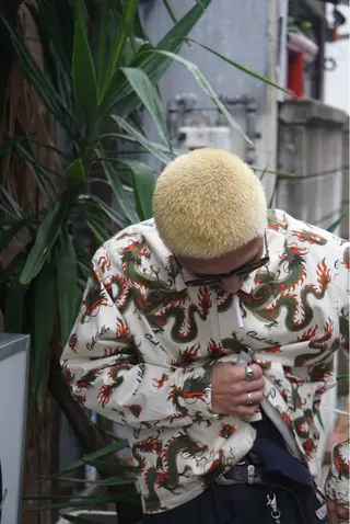 ショート カラー メンズ ZOEY boyz所属・【zoey】 yuujii　パーマのヘアスタイル