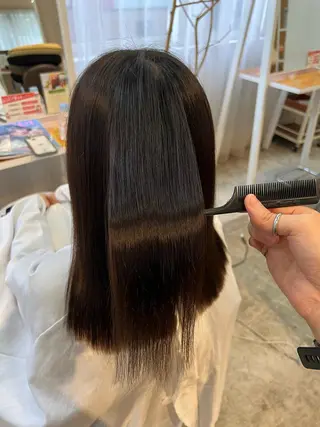 ミディアム パーマ タカハシ ハヤトのヘアスタイル