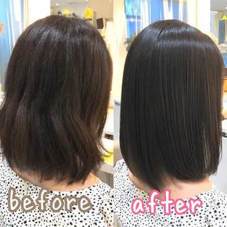 ショート パーマ 安井　昴 💫ブリーチ縮毛矯正のヘアスタイル