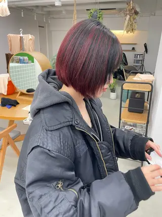 ショート カラー sica所属・スタイル撮影 モデル募集momoのヘアスタイル