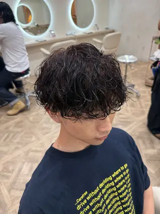 パーマ メンズ 市原亮/名古屋駅/ ツイスパ/波巻きのヘアスタイル