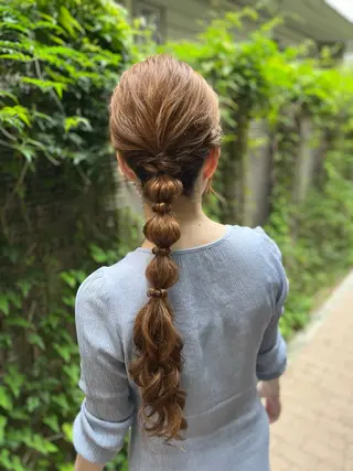 ヘアアレンジ 似合わせヘアメイク 💐オダギリチアキのヘアスタイル