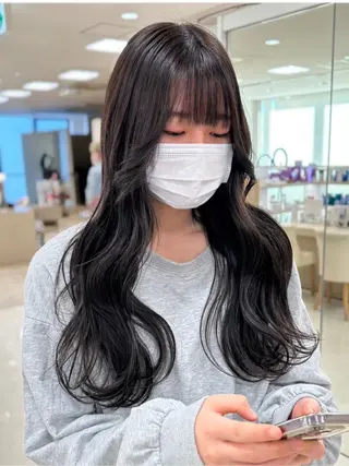 セミロング 銀座/ハイライト特化 🌿ブリーチ/片山のヘアスタイル