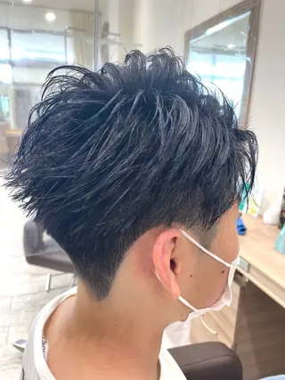 カラー メンズ 遠藤姫花 𝒂𝒔𝒉草加𓂃のヘアスタイル