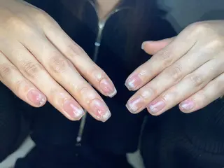 ネイル ki🍒🍒 ki ツルツルネイルのネイルデザイン