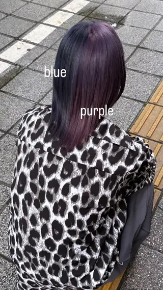 ミディアム カラー メンズ 🍓ハイトーンカラー 🎀nene🍓のヘアスタイル