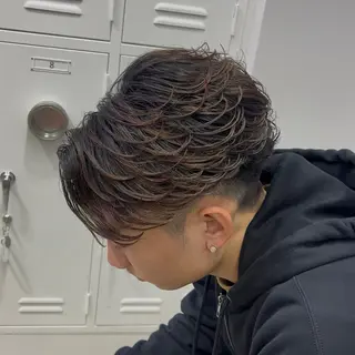 パーマ メンズ 夏果⭐︎fifth 天神 海外風パーマのヘアスタイル