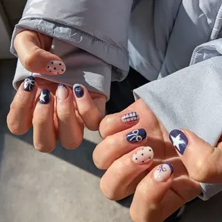ネイル 6RokuHair（ロクヘアー)所属・門川 茉奈美のネイルデザイン