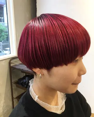 ショート カラー ヘアアレンジ 遠藤 拓馬のヘアスタイル