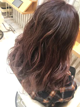 ロング カラー ヘアアレンジ Design Color🐰アユミのヘアスタイル