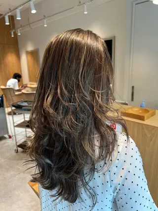 ロング 大河原 美優のヘアスタイル