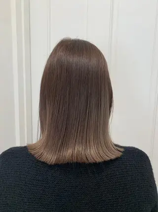 ミディアム 韓国ヘア ‎⟡.·KANA🐥のヘアスタイル