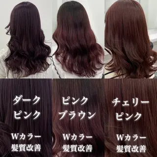 カラー ヘアアレンジ ダブルカラー特化💖 韓国ヘア💖りくのヘアスタイル