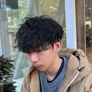 メンズ メンズ特化/パーマ/ メッシュ/竜成のヘアスタイル