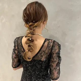 ロング 小濱 拓也のヘアスタイル