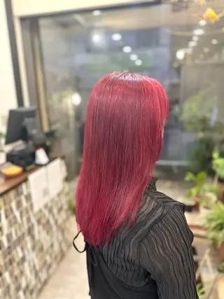 セミロング カラー 村上 滉弥のヘアスタイル