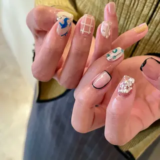 ネイル SALON VILLAGE AOYAMA 2nd.所属・NAKAMURA HARUKAのネイルデザイン