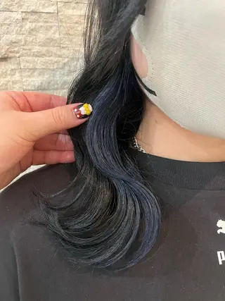 ミディアム カラー 韓国/インナーカラー 🍑YUI🍑のヘアスタイル