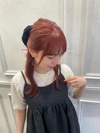 ロング カラー efesto大槻 由菜のヘアスタイル