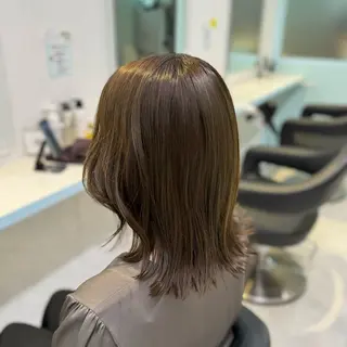 ロング カラー 🩷モテ髪＆透明感 🩷ミルクティー🩷のヘアスタイル