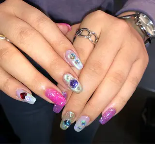 ネイル パラあり！フィルイン 推しネイル大歓迎！のネイルデザイン