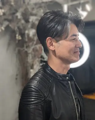 ショート パーマ メンズ メンズ/ケアパーマ /hayashiのヘアスタイル