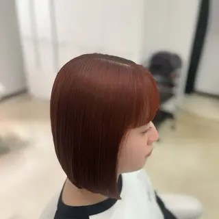 カラー ブリーチ/ハイトーン ボブ🐥HIYORIのヘアスタイル