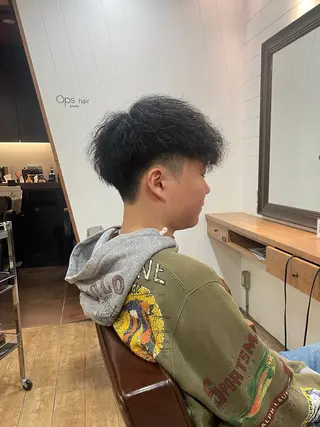 メンズ OPShair　ANELLO所属・ショート/ボブ/ メンズ/縮毛矯正のヘアスタイル