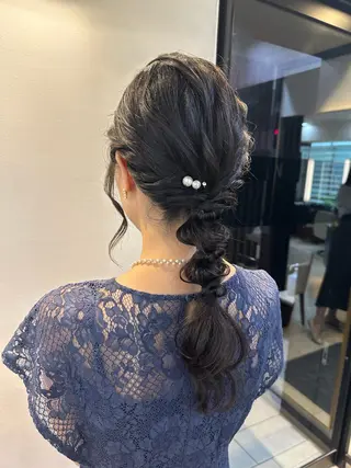 セミロング LEWIN ginza所属・パーマ/カットモデル /mikuのヘアスタイル