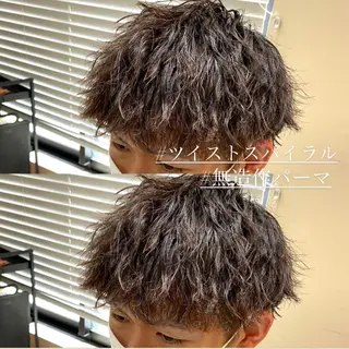 パーマ メンズ 梅田中崎町メンズ 美容師ユースケのヘアスタイル