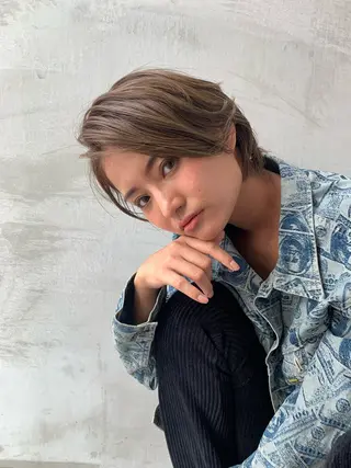 ショート カラー 🉐レイヤー/塩見 弘樹🉐渋谷のヘアスタイル