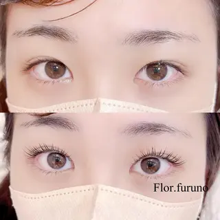 マツエク・マツパ アイブロウ Flor上大岡 ＊フルノ リナ＊のマツエク・マツパデザイン