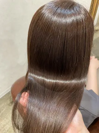 カラー 透明感カラー💎 AYAのヘアスタイル