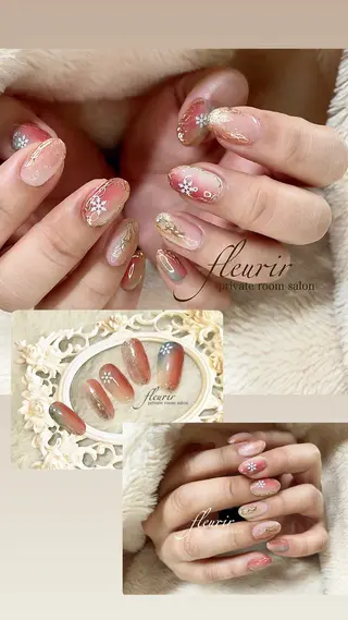 ネイル フルリール 【プライベートサロンのネイルデザイン