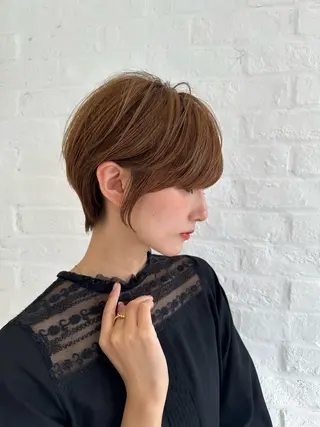 ショート 前髪顔まわりカット 🌈中村海聖のヘアスタイル