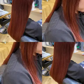 ロング カラー 艶カラー/韓国顔周り 🎀mamiのヘアスタイル