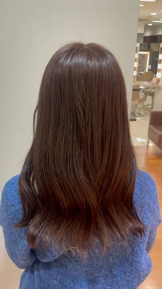 ロング カラー 羽エクステ/シール エクステ/横浜駅5分のヘアスタイル