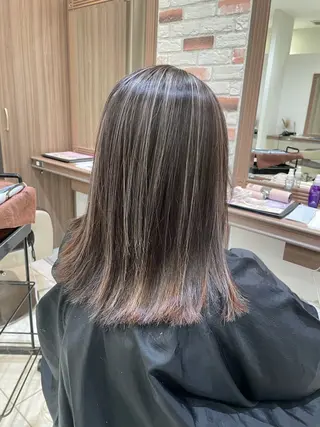 ロング カラー 菊池 遼/透明感 /韓国レイヤー/艶感のヘアスタイル