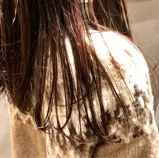 セミロング カラー パーマ レイヤー/透明感/ 髪質改善🩵NANAのヘアスタイル